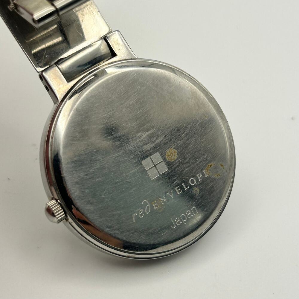 WJF Silver-tone Stainless Steel Clip-on Watch Working New Battery image 4